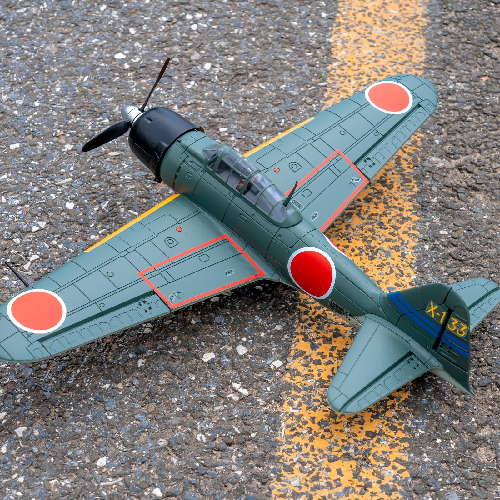 Amazon.com: Fms Rc Planes for Adults 800mm Zero V2 A6M3 RC